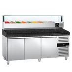 GGM Gastro | Pizza koelwerkbank PREMIUM - 2000x800mm - met 3, Verzenden, Nieuw in verpakking