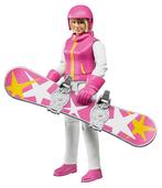 Bruder 6042 Snowboarder met accessoires, Kinderen en Baby's, Speelgoed | Overig, Nieuw