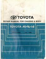 1994 TOYOTA RAV4 CHASSIS EN CARROSSERIE WERKPLAATSHANDBOEK, Auto diversen, Handleidingen en Instructieboekjes