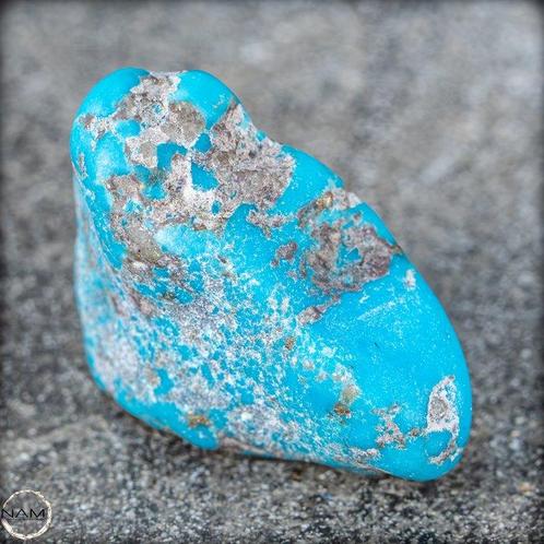 Natuurlijke Edelsteenkwaliteit Blauwe Turkoois Nugget, Verzamelen, Mineralen en Fossielen
