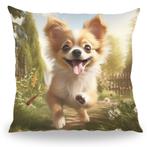 Kussen - Huisdier Portret - Chihuahua 1 - 30 cm, Huis en Inrichting, Woonaccessoires | Kussens, Verzenden, Nieuw