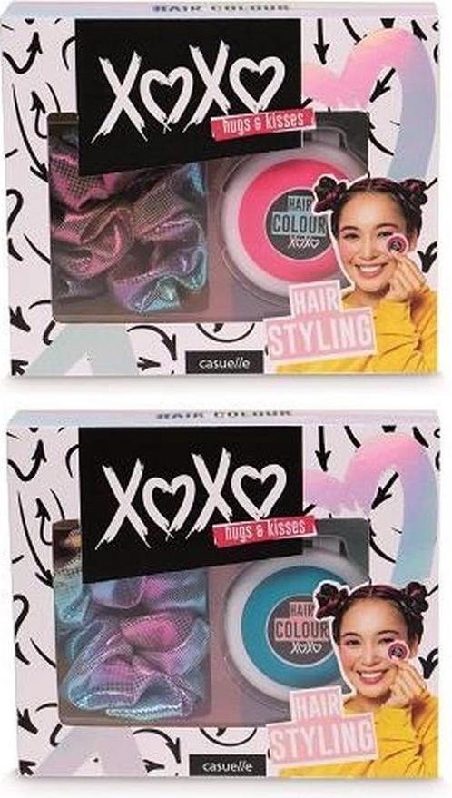 Casuelle XOXO Haarkrijt set met scrunchie - 1 set assorti ui, Kinderen en Baby's, Speelgoed | Overig, Ophalen of Verzenden