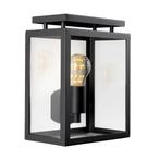 De Vecht Muurlamp Plat Zwart met LED Buitenverlichting, Verzenden, Wandlamp, Nieuw, Rvs