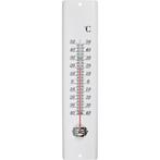 Benson Witte metalen thermometer - 30 cm - Celsius & Fahr..., Ophalen of Verzenden, Nieuw
