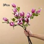 Magnolia Purple Zijdenbloem Tak 65 cm per stuk, Ophalen of Verzenden, Nieuw