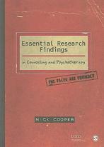 Essential Research Findings in Counselling and 9781847870438, Boeken, Zo goed als nieuw