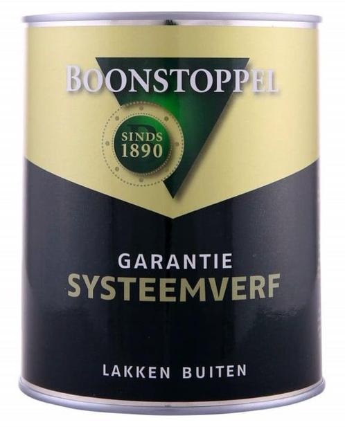 Boonstoppel Garantie Systeemverf - Alle Kleuren - 1 liter, Doe-het-zelf en Verbouw, Verf, Beits en Lak, Lak, Overige kleuren, Nieuw