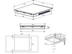 Beko HII 64730 UFT - Inbouw inductie kookplaat - 4 kookzones, Verzenden, Zo goed als nieuw