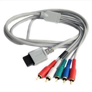 Wii component kabel voor beste TV beeldkwaliteit,, Spelcomputers en Games, Spelcomputers | Nintendo Consoles | Accessoires, Zo goed als nieuw