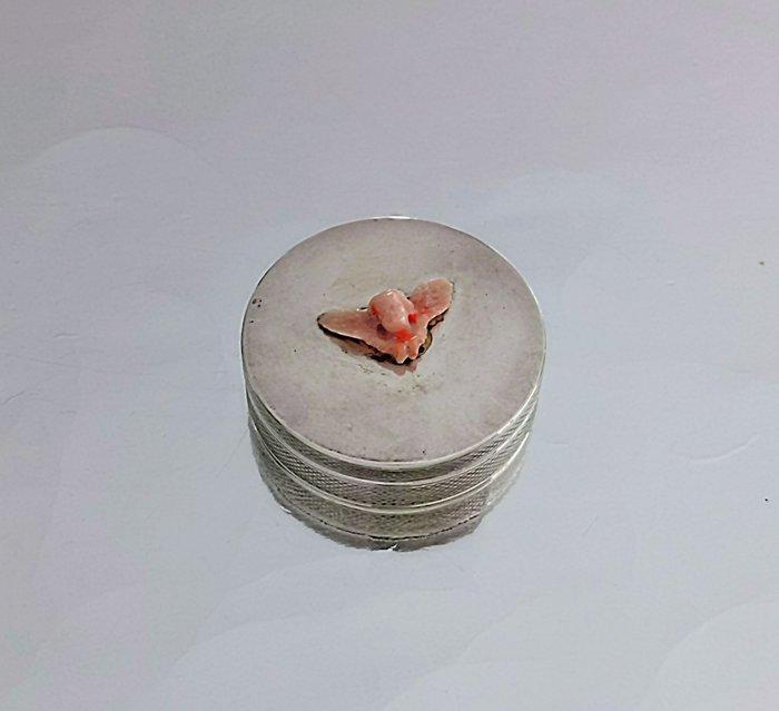 Winged Cherub - Doos - .800 zilver, Antiek en Kunst, Antiek | Goud en Zilver