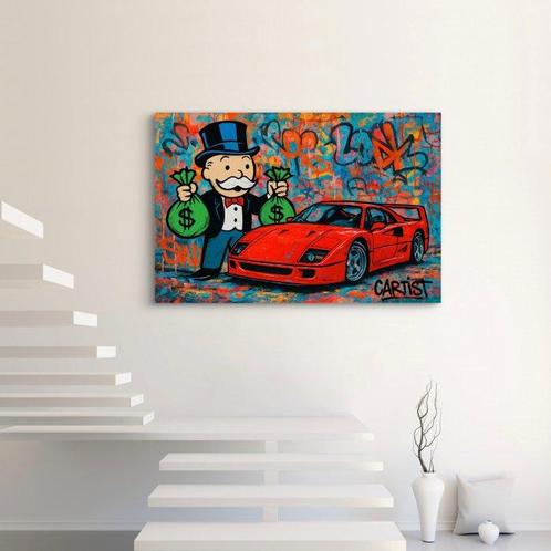 Cartist - Cash Rules Everything - XL - 01/01, Antiek en Kunst, Kunst | Schilderijen | Modern