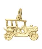 Gouden Auto antiek Oldtimer 2 ketting hanger, Verzenden, Nieuw