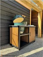 Buitenkeuken The Ember staal, composiet kamado S,M en L, Tuin en Terras, Buitenkeukens, Houtskool, Flame & Steel, Nieuw, Ophalen of Verzenden