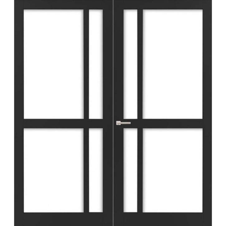 Weekamp dubbele binnendeur WK6362-C3 176x231,5 (Stomp), Doe-het-zelf en Verbouw, Deuren en Horren, Nieuw, Glas, Hout, Binnendeur