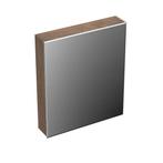 Spiegelkast Forzalaqua Uni 59.5x68.5x12.5 Cm 1 Deur Rechts, Ophalen of Verzenden, Nieuw, Bad