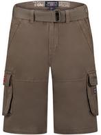 Heren Korte Broek Zakken Geographical Norway Pionec Dark, Verzenden, Nieuw, Grijs