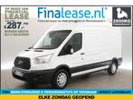 Ford Transit 350 2.0 TDCI L3H3 2800kg Trekgew. Airco €287pm, Wit, Nieuw, Ford, Lease