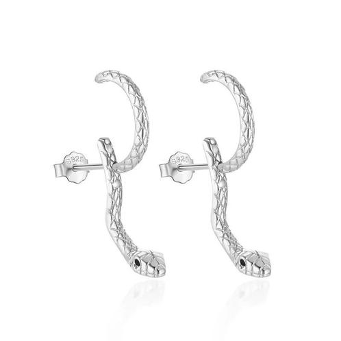 925 zilver slangen oorbellen, Sieraden, Tassen en Uiterlijk, Kettinghangers, Nieuw, Verzenden