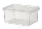 HEMA Opbergbox Brussels transparant 8L 3=30% / 2=20%, Verzenden, Nieuw