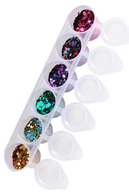 Gekleurde Glitters Crazy, Hobby en Vrije tijd, Feestartikelen, Nieuw, Verzenden