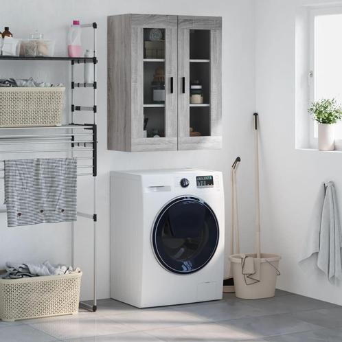 vidaXL Hangkast 69,5x34x90 cm grijs sonoma eikenkleurig, Huis en Inrichting, Kasten | Buffetkasten, 25 tot 50 cm, Nieuw, Overige houtsoorten