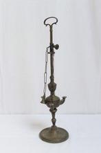 Pair of Antique Oil Lamps - Olielamp (2) - Brons, Messing