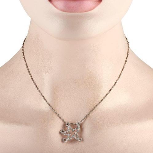 Dior - Halsketting - 18 karaat Witgoud, 18K witgouden 0,65ct, Sieraden, Tassen en Uiterlijk, Kettingen