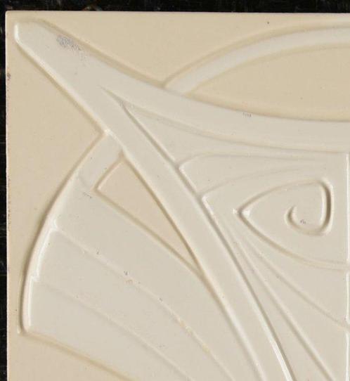 Jugendstil Tegel - Wessels Wandplattenfabrik - Art Nouveau, Antiek en Kunst, Antiek | Glas en Kristal