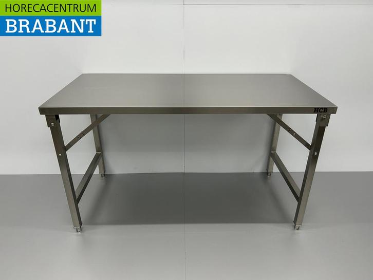 RVS Inklapbare Werktafel Tafel 150 x 70 x 85 cm Horeca, Zakelijke goederen, Horeca | Keukenapparatuur, Nieuw in verpakking, Ophalen of Verzenden