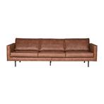 *WOONWINKEL* BePureHome Rodeo 3-zits Bank Leer Cognac, Huis en Inrichting, Verzenden, Nieuw