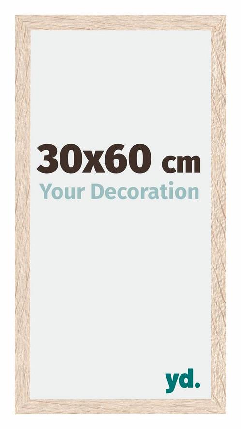 Fotolijst 30x60 cm - Eiken - MDF - Catania, Huis en Inrichting, Woonaccessoires | Lijsten, Nieuw, Verzenden