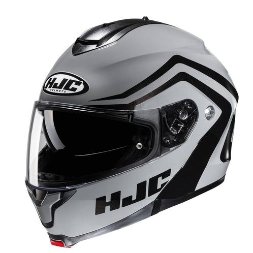 HJC C91N Nepos Zwart Grijs Systeemhelm, Motoren, Kleding | Motorhelmen, Systeemhelm, Heren, XXL, Nieuw met kaartje, HJC, Verzenden