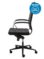 Vergaderstoel Magine - zwart - zwart frame -nieuw, Nieuw in verpakking