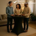 Brixy 2x Stevige Zwarte Statafel + 2x Zwarte Statafelrok, Verzenden, Nieuw