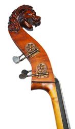 Prachtige Wilfer contrabas 3/4 met leeuwekop, Ophalen, Nieuw, 3/4-contrabas