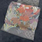 Silk Fukuro Obi, Phoenix & Floral Basket, Gouden draad -, Antiek en Kunst