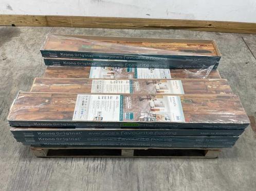 Veiling - 32,11m² Krono Original - Classic boatwood laminaa, Doe-het-zelf en Verbouw, Vloerdelen en Plavuizen
