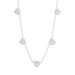 Halsketting - 14 karaat Witgoud - 2.88ct. tw. Diamant, Sieraden, Tassen en Uiterlijk, Kettingen, Nieuw