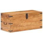 vidaXL Acacia Kist 90x40 - Massief Hout | Retourdeal | 48..., Ophalen of Verzenden, Nieuw