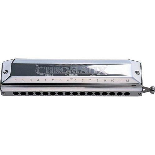 Suzuki Chromatix SCX-64-C chromatische mondharmonica C, Muziek en Instrumenten, Blaasinstrumenten | Mondharmonica's, Verzenden