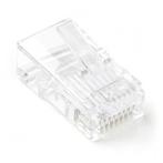 RJ45 connector Cat5e | UTP (Voor stugge kern, 10 stuks), Computers en Software, Pc- en Netwerkkabels, Verzenden, Nieuw