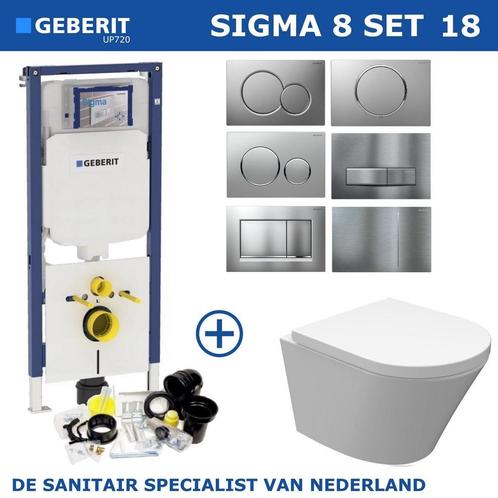Geberit Sigma 8 (UP720) Toiletset set18 Wiesbaden Vesta, Doe-het-zelf en Verbouw, Sanitair, Overige typen, Nieuw, Ophalen of Verzenden