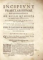Giacomo Tribesco - Praeclarissimae Responsiones ad mille