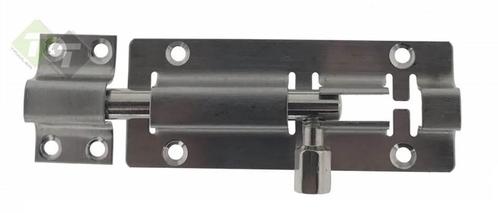 Deurschuif RVS - Schuif Grendel 4 - Treksluiting - Schuifs, Motoren, Accessoires | Sloten, Nieuw, Ophalen of Verzenden