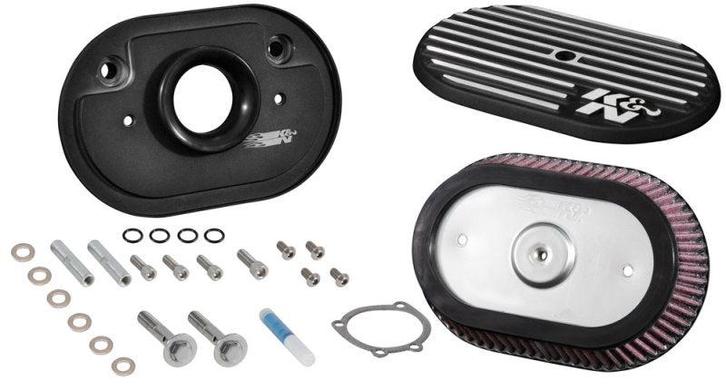 K&N Street Metal Intake System for 02-06 Harley Davidson, Auto-onderdelen, Filters, Ophalen of Verzenden