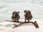 Beeldje - Verliefde vogels - Brons