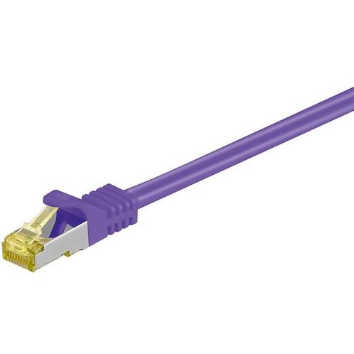 Cat7 20M Paars SSTP/PiMF halogeenvrij patchkabel, Computers en Software, Pc- en Netwerkkabels, Nieuw, Ophalen of Verzenden