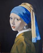 DatoArt (XXI), After Vermeer - Meisje met de parel, Antiek en Kunst, Kunst | Schilderijen | Klassiek