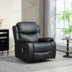 TRUUSK Massagestoel, Warmte- En Ligfunctie, Kunstleer, Tot 1, Huis en Inrichting, Verzenden, Nieuw