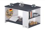 Salontafel Santa Cruz Wit Antraciet 90x60x50cm (Tafels), Verzenden, Nieuw